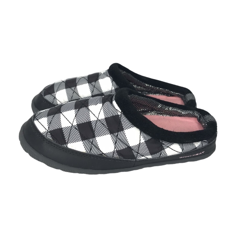 Columbia‎ Packed Out OMNI-HEAT Children Slippers Black Checkered